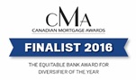 Canadian Mortgage Awards Finalist 2016, Diversifier of the Year